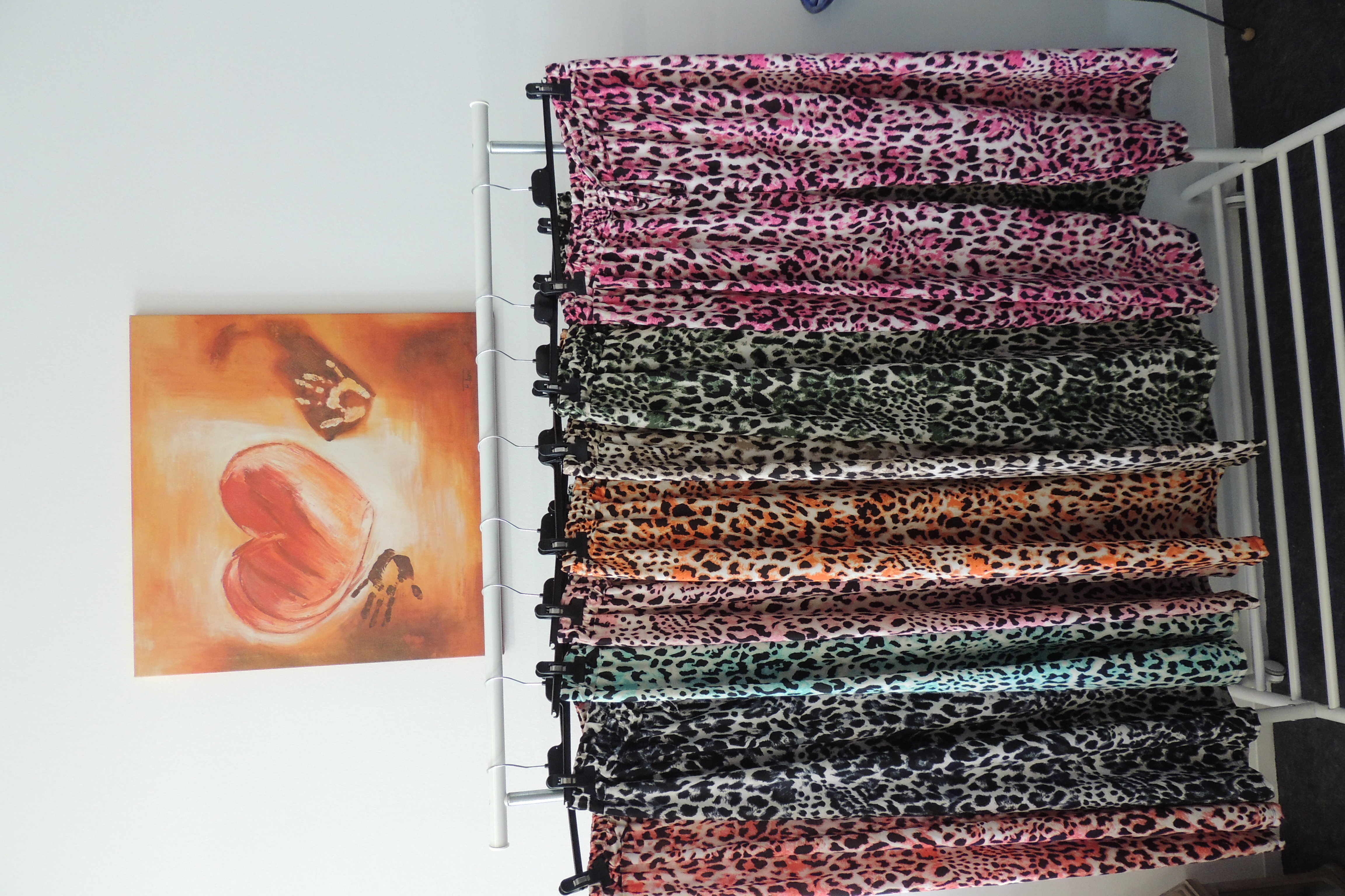Hose Sommerhose Jogpant Print Muster Leo Marlene Made Italy Gr 44,46,48