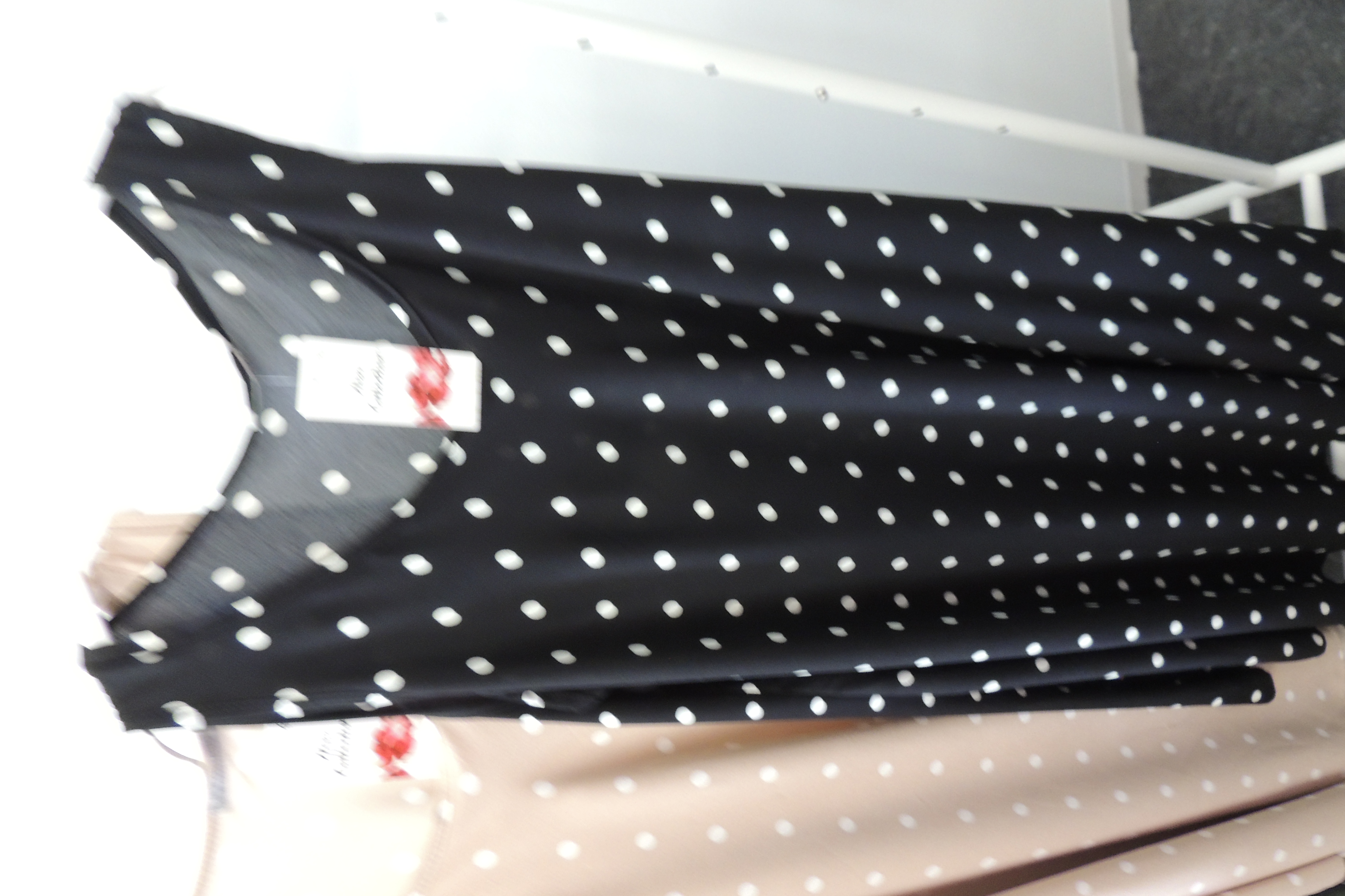Kleid Sommerkleid Hängerchen Shirt Tunika Punkte Made in Italy 46,48,kl50