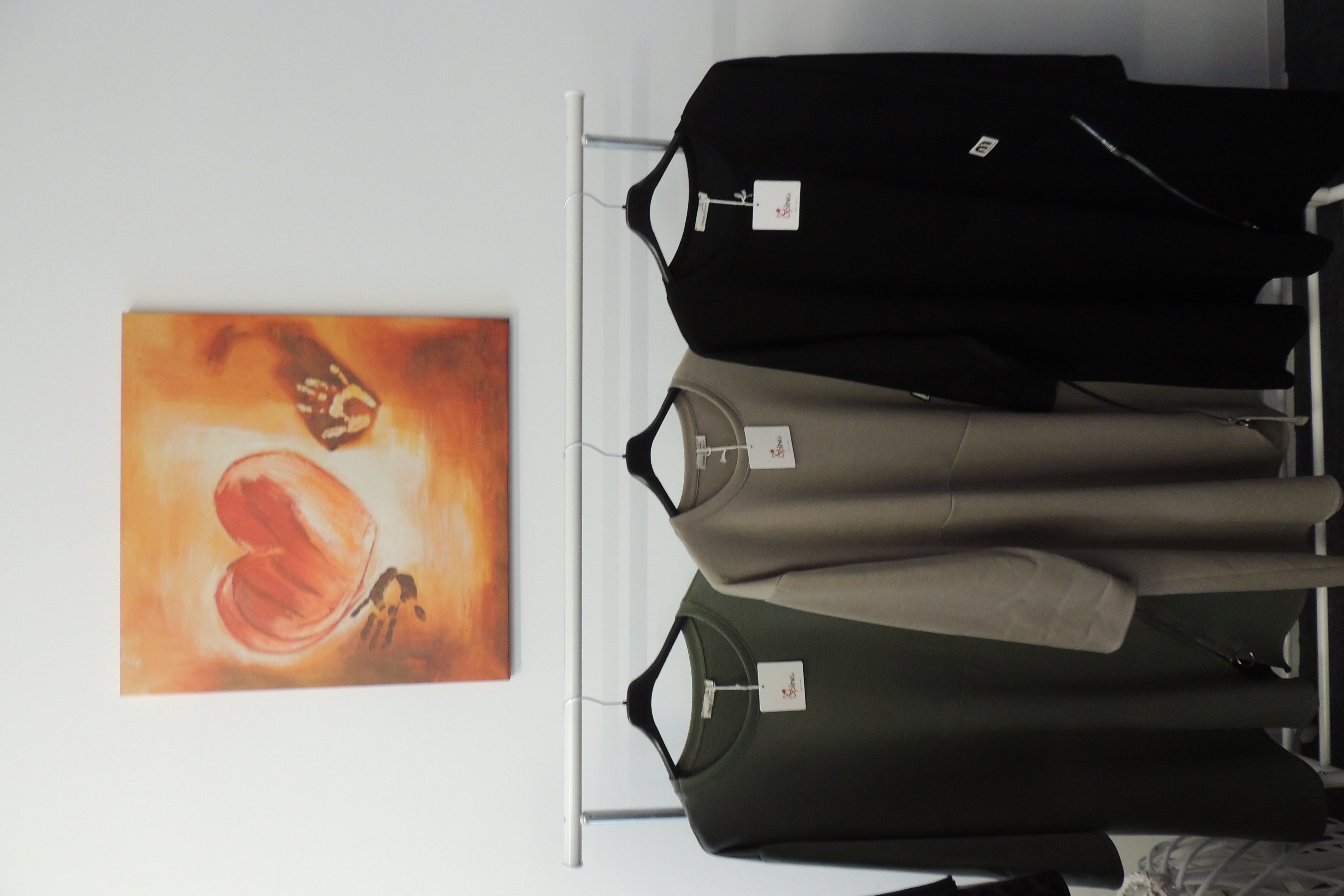 Kleid Long Shirt Tunika Hängerchen Butterstoff Softtouch Made in Italy 44,46,48