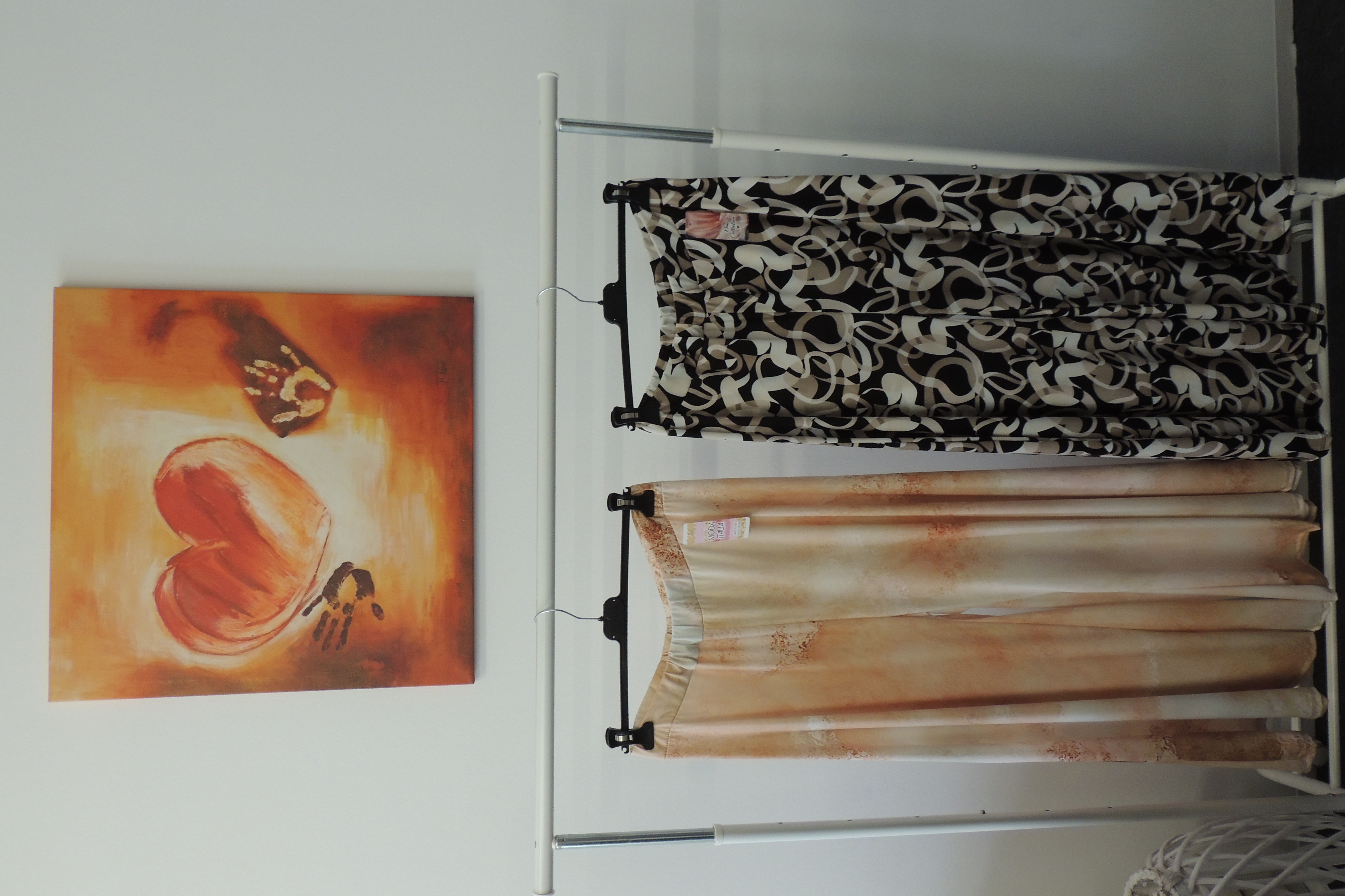 Hose Jogpant Hosenrock Muster bunt Marlene Made in Italy Gr. 46,48, kl50