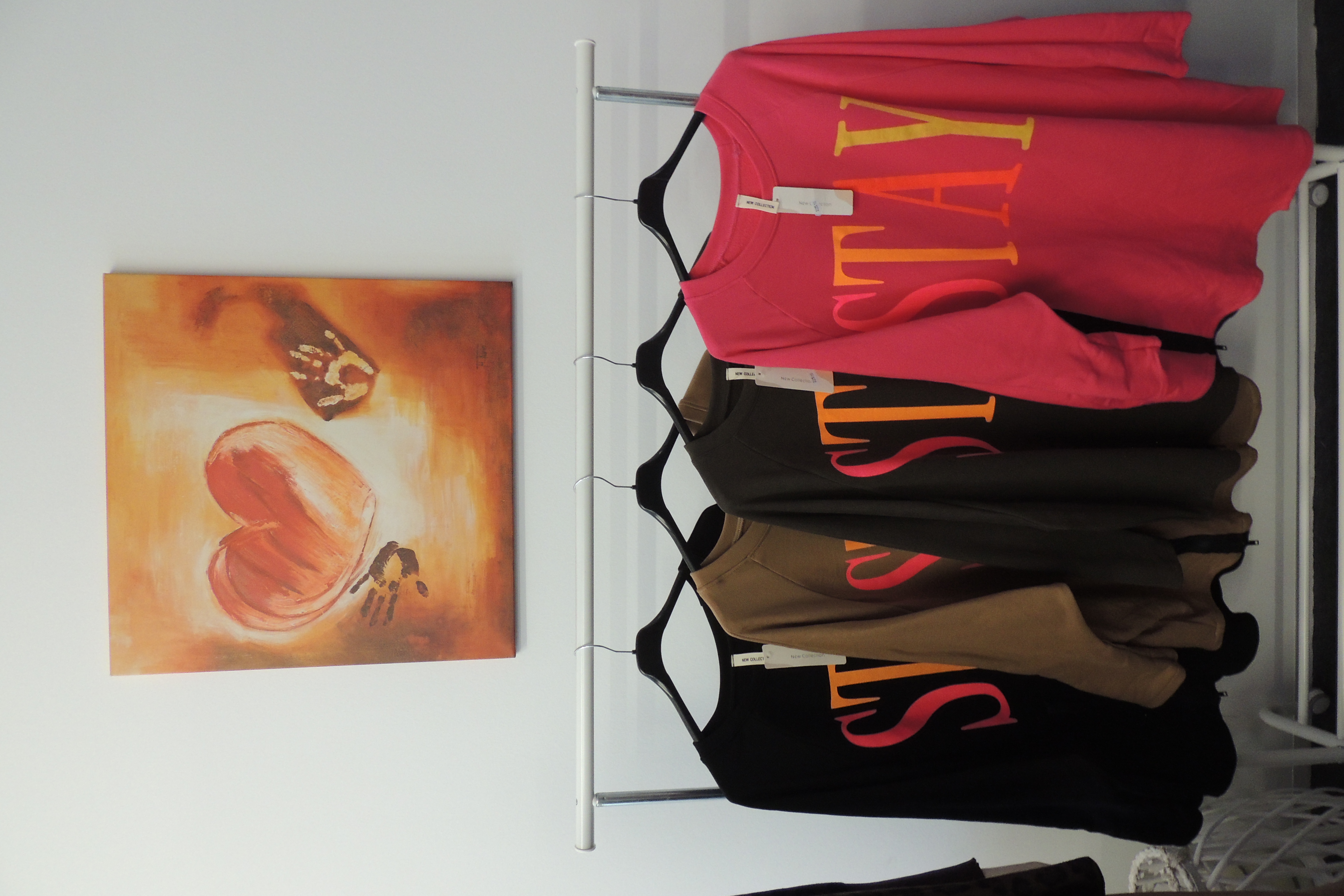 Pullover Shirt Hängerchen Sweat Spruch Stay Made Italy Gr. 44,46,48