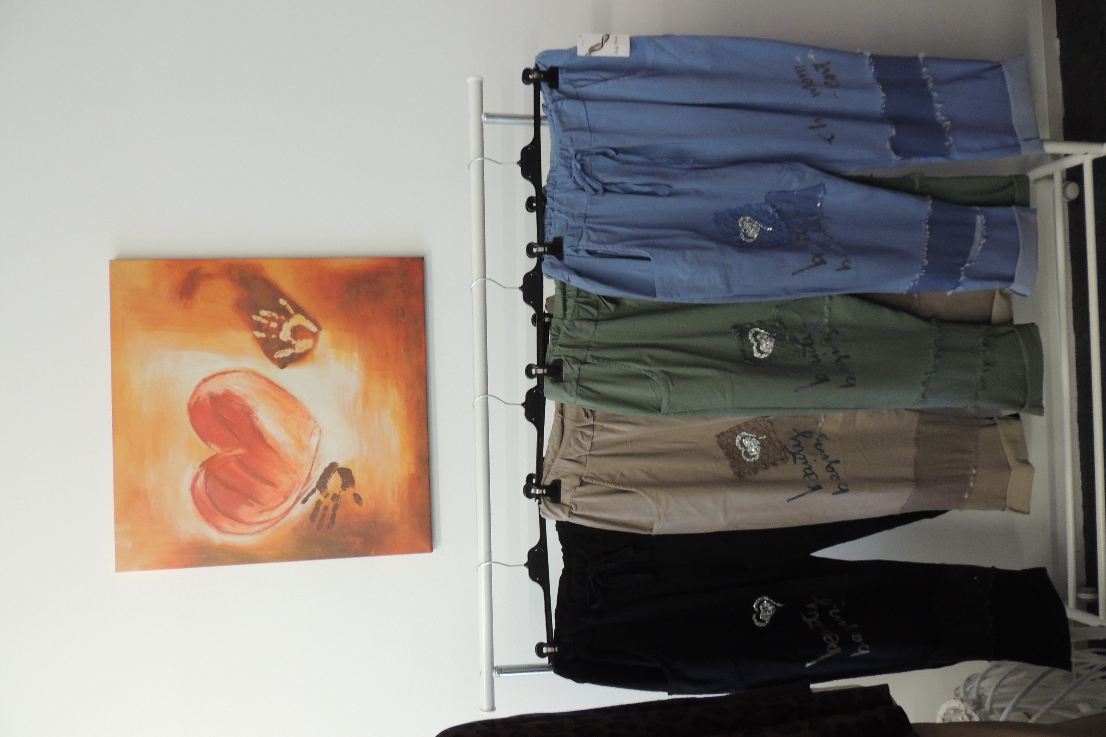 Hose Jogpant Beauty Herz Paillette Made in Italy Gr. 48,50,52