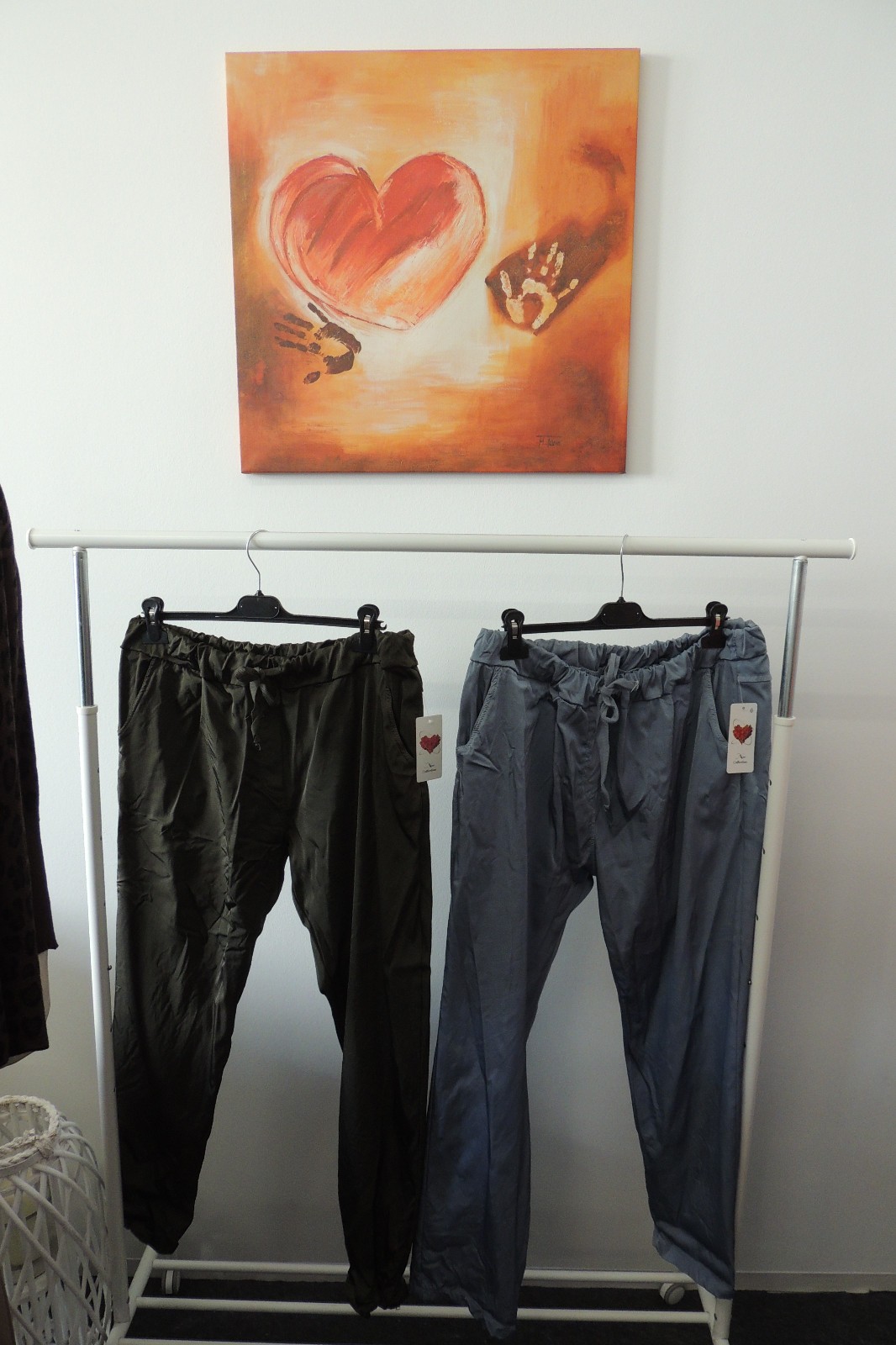 Hose Jogpant Schlupfhose Shiny Glanz Made in Italy Gr. 48,50,52,54