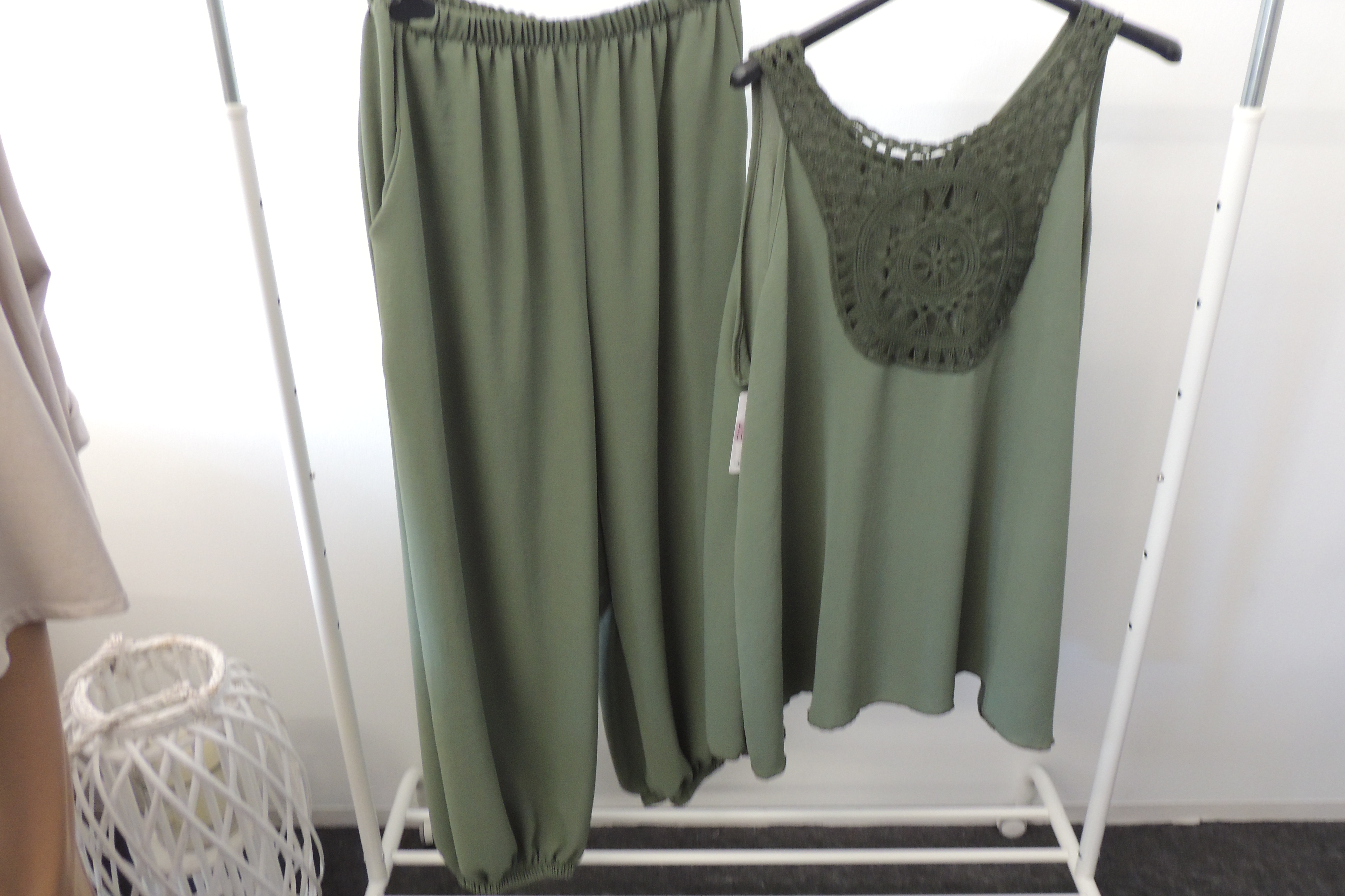 T-Shirt Tunika Hängerchen Set 2-teilig Hose Mandala Made in Italy 46,48,50