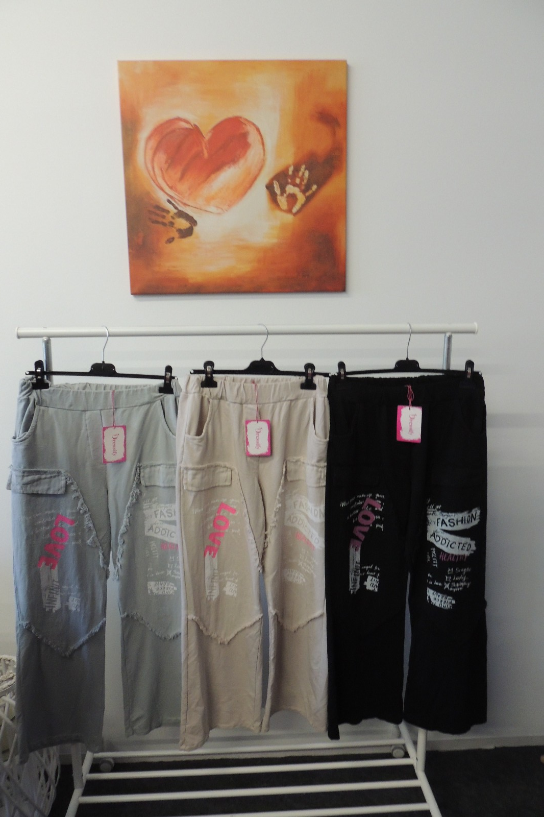 Hose Jogpant Schlupfhose Love Fashion Made Italy Gr. 42,44, kl 46