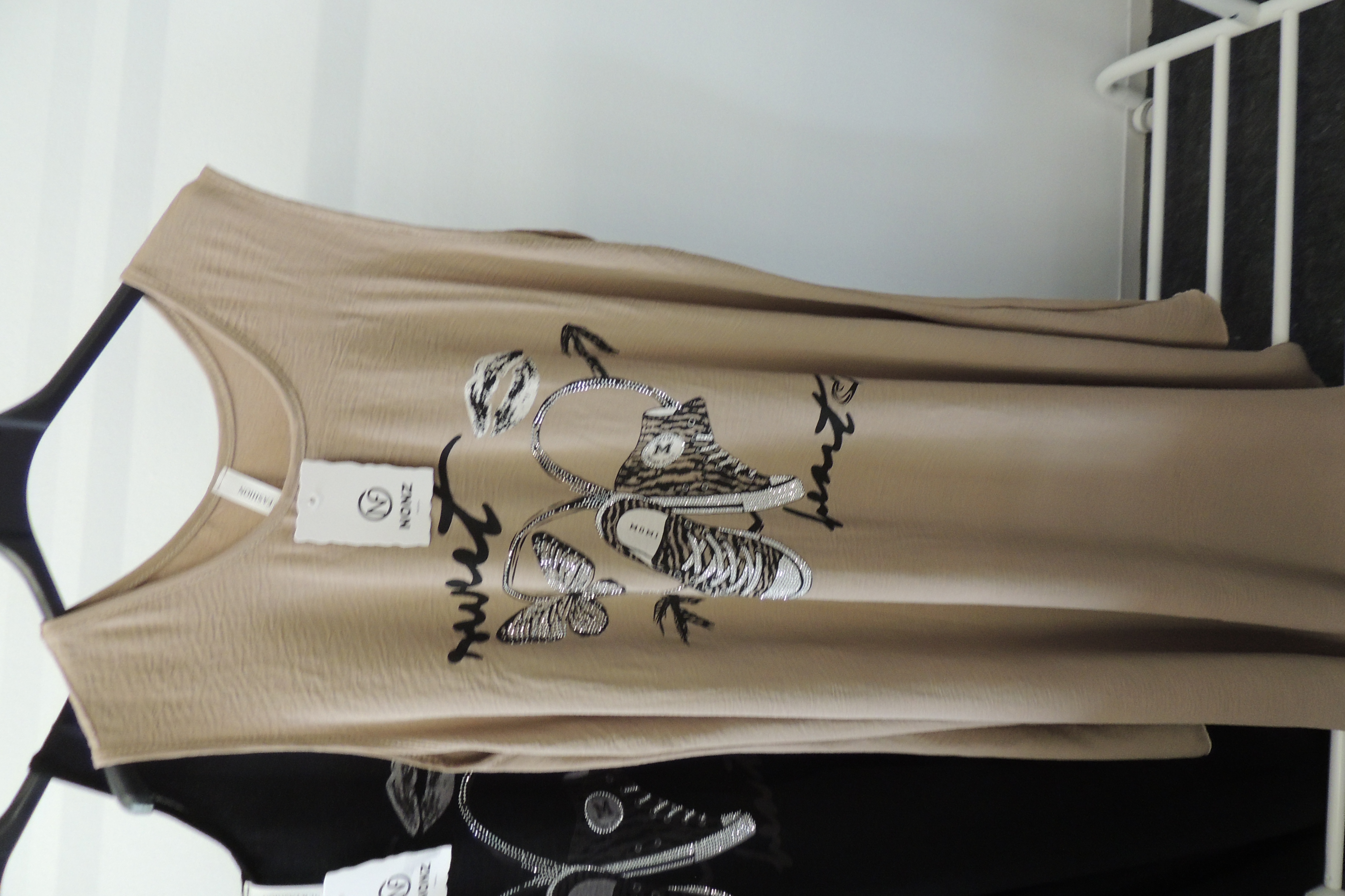 Kleid Sommerkleid Hängerchen Shirt Schuh Glitzer Sweet Made in Italy 42,44,46