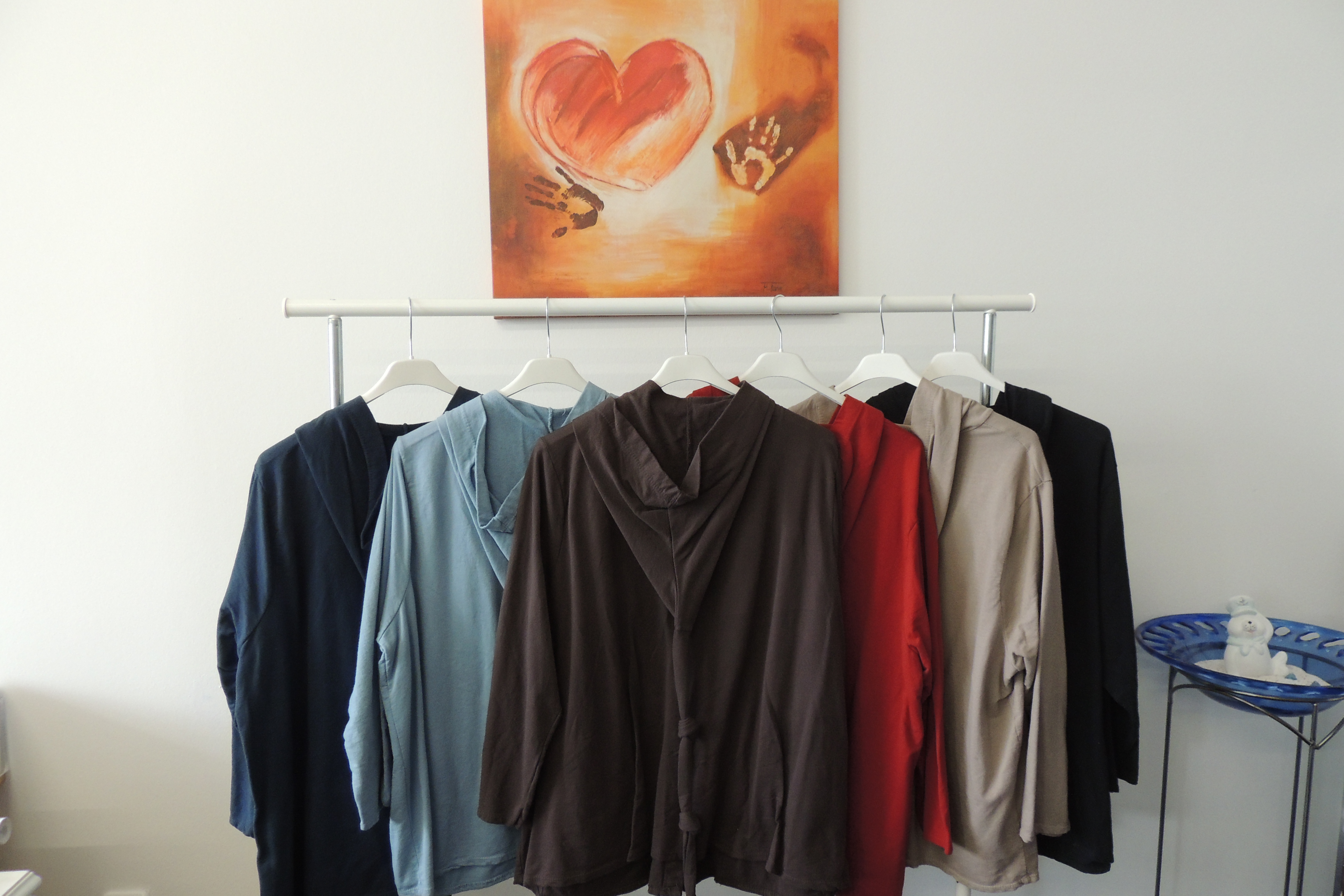 Jacke Shirt Tunika Hängerchen Zipfel Lochi cut out Made Italy Gr. 44,46,48