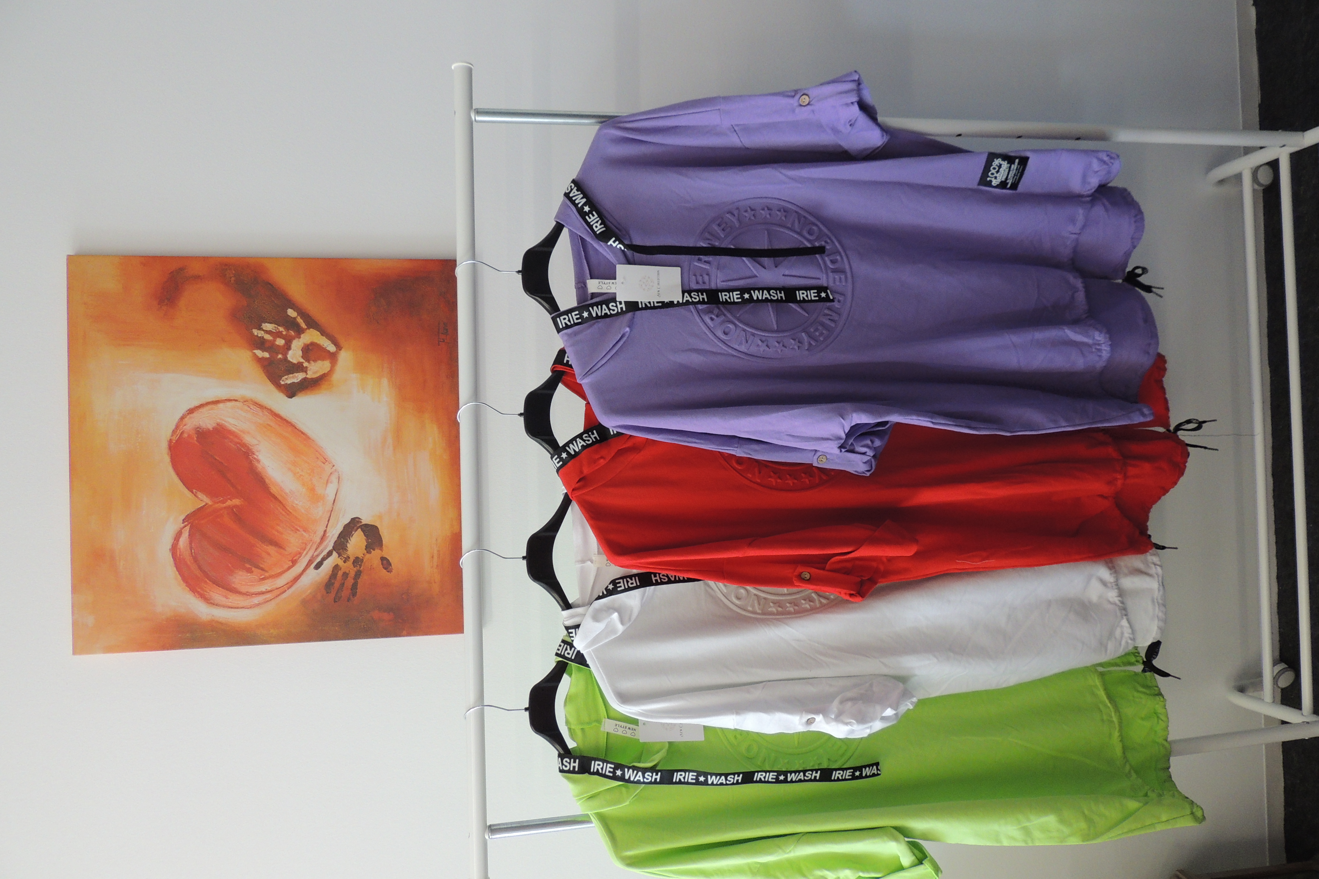 Shirt Tunika Hängerchen Hoodie 3D -Druck Made in Italy Norderney Maritim Gr. 44,46,48