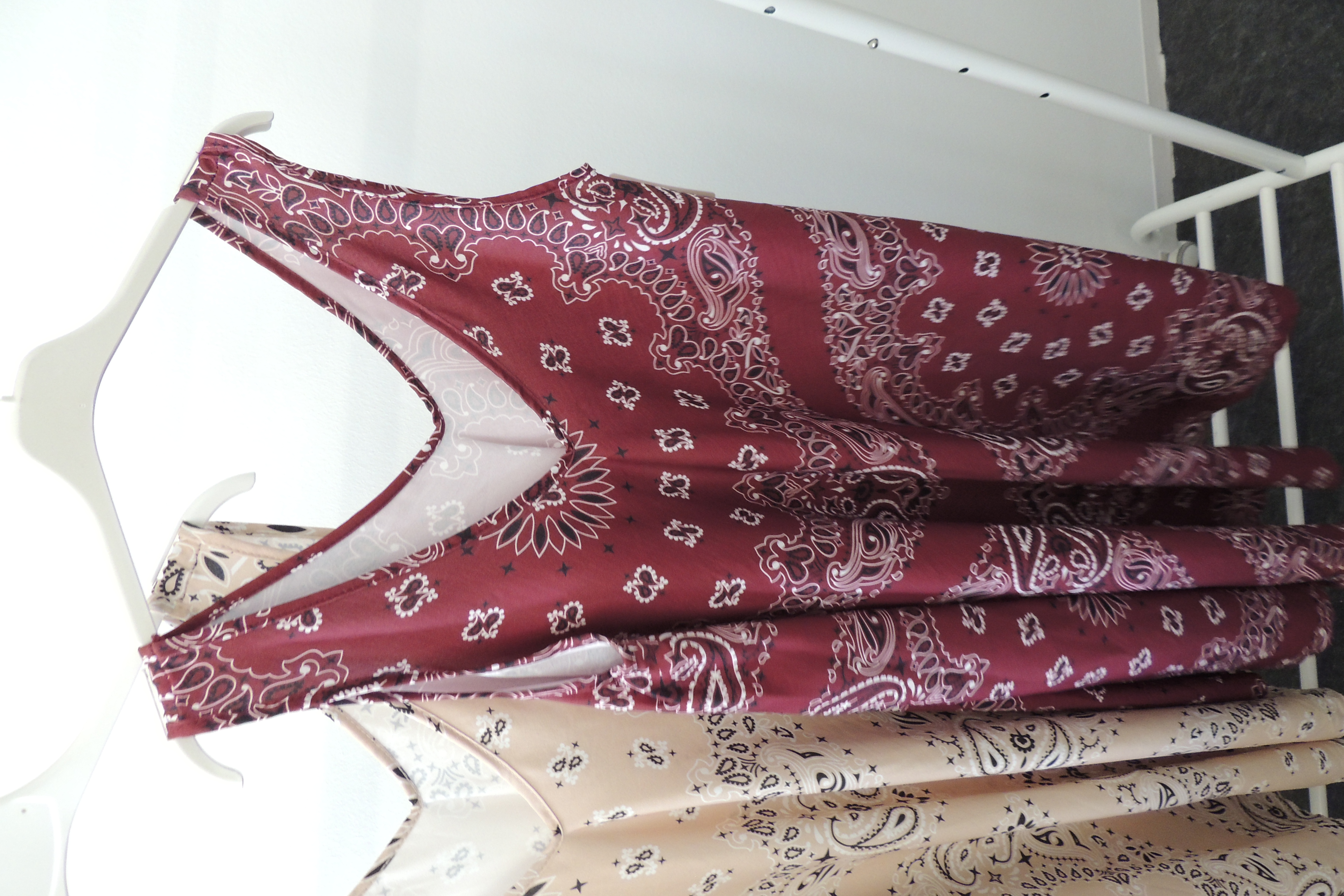 Kleid Sommerkleid Hängerchen Shirt Tunika Bandana Made in Italy 44,46,48