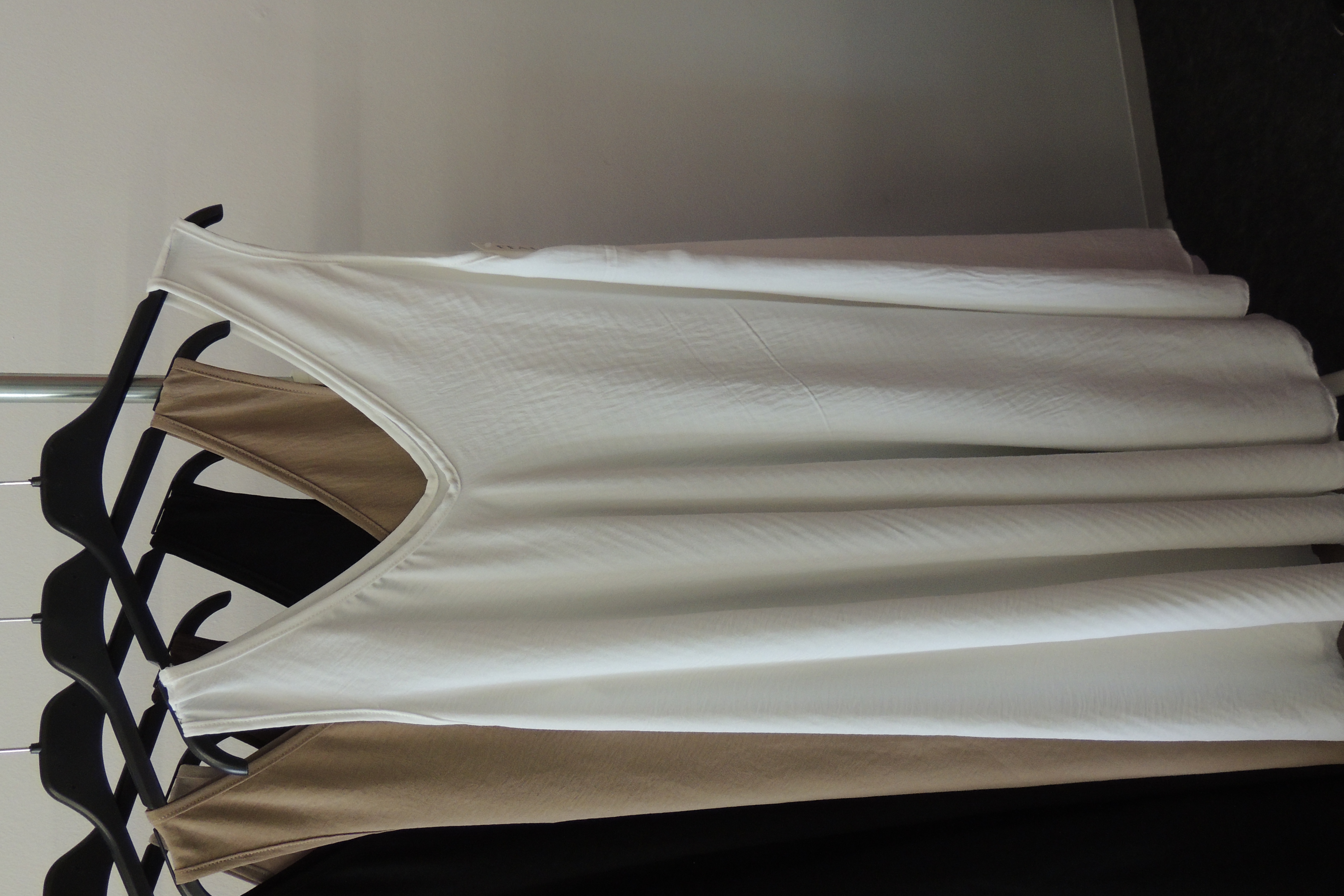 Kleid Sommerkleid Hängerchen Shirt Tunika Uni Made Italy 44,46,48