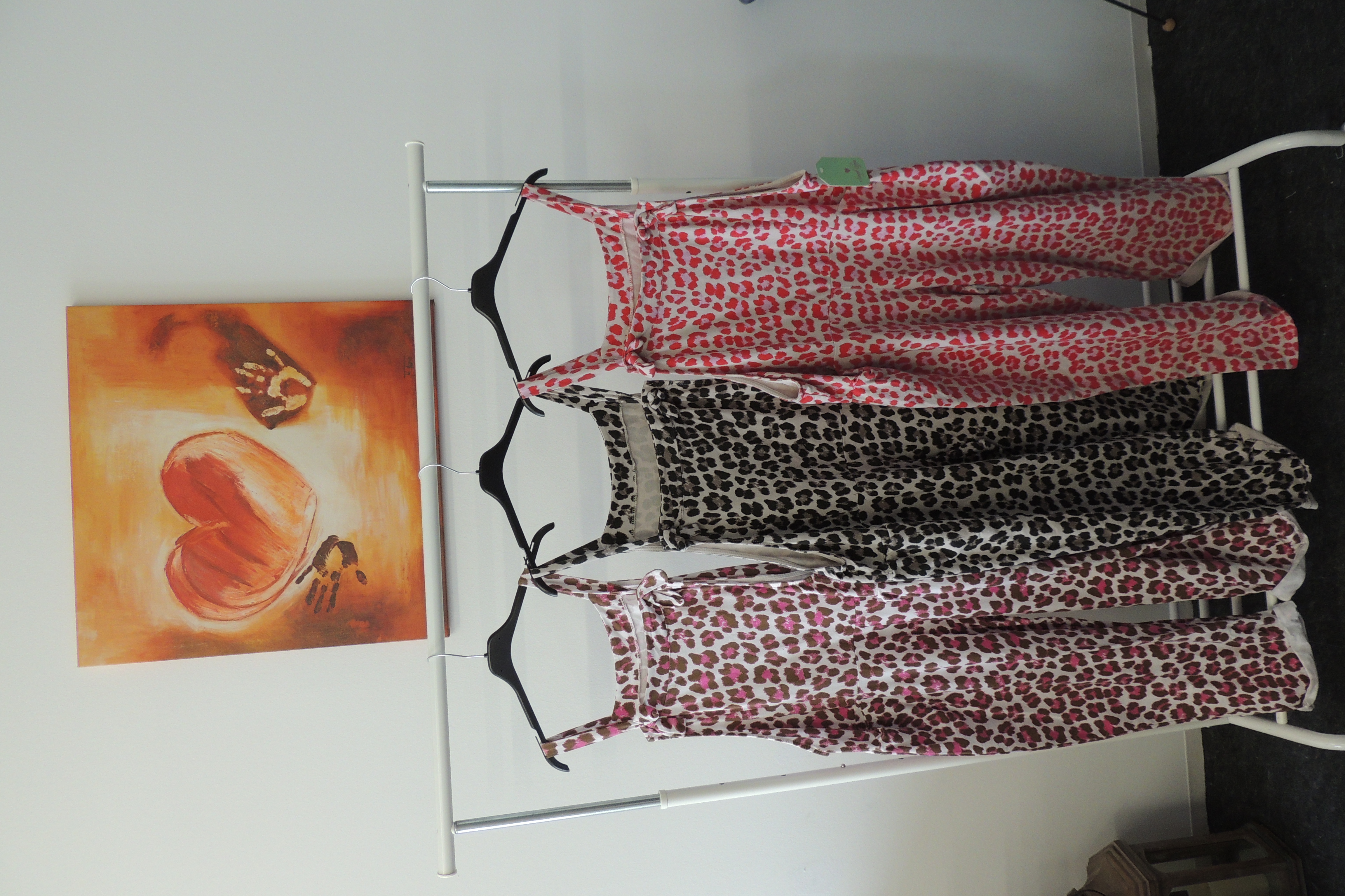 Jumpsuit Overall Latzhose T-Shirt Hose Hängerchen Leo Made in Italy Gr.44,46, kl48