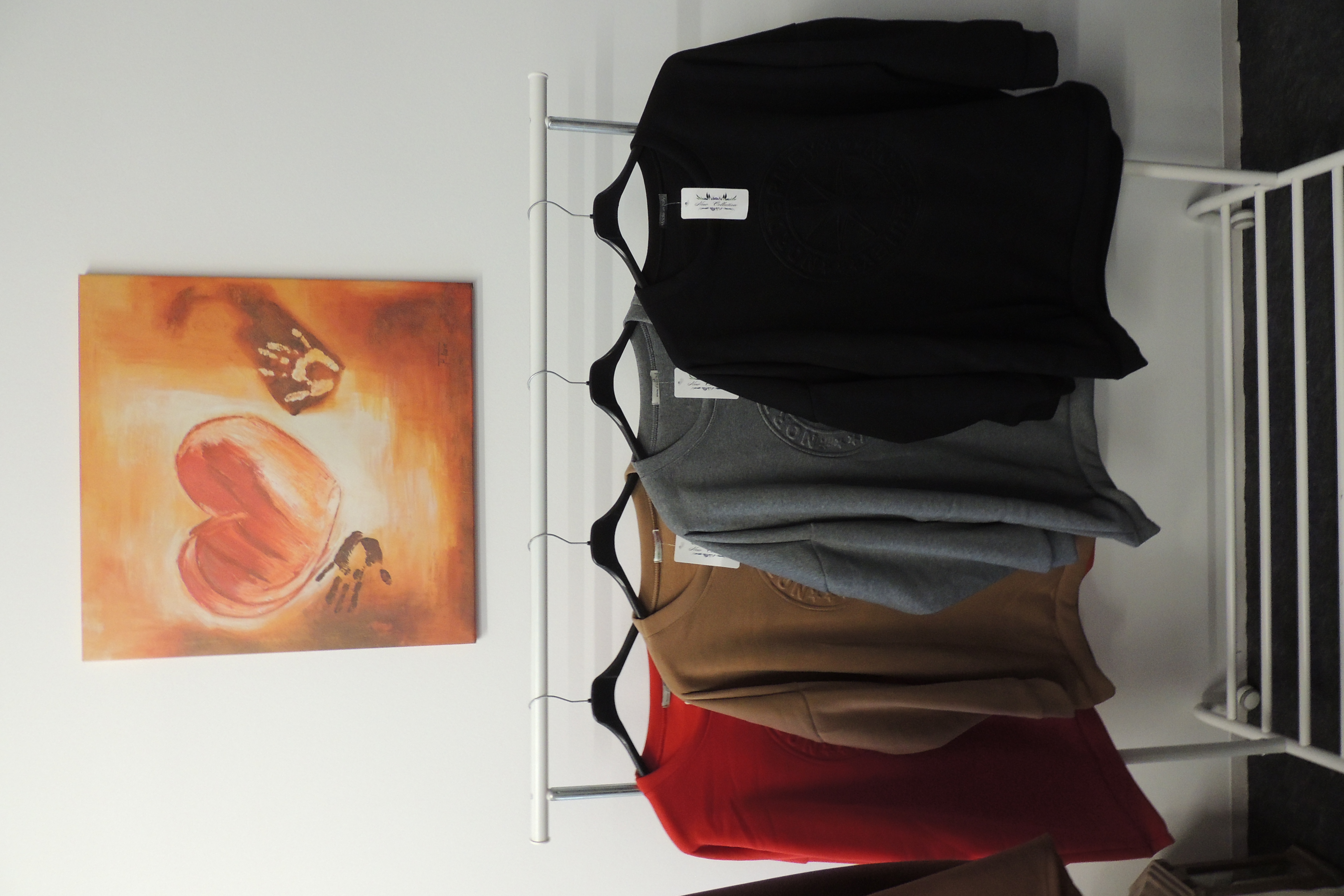 Pullover Shirt Hängerchen Sweat warm Noderney 3D Druck Made Italy Gr. 46,48