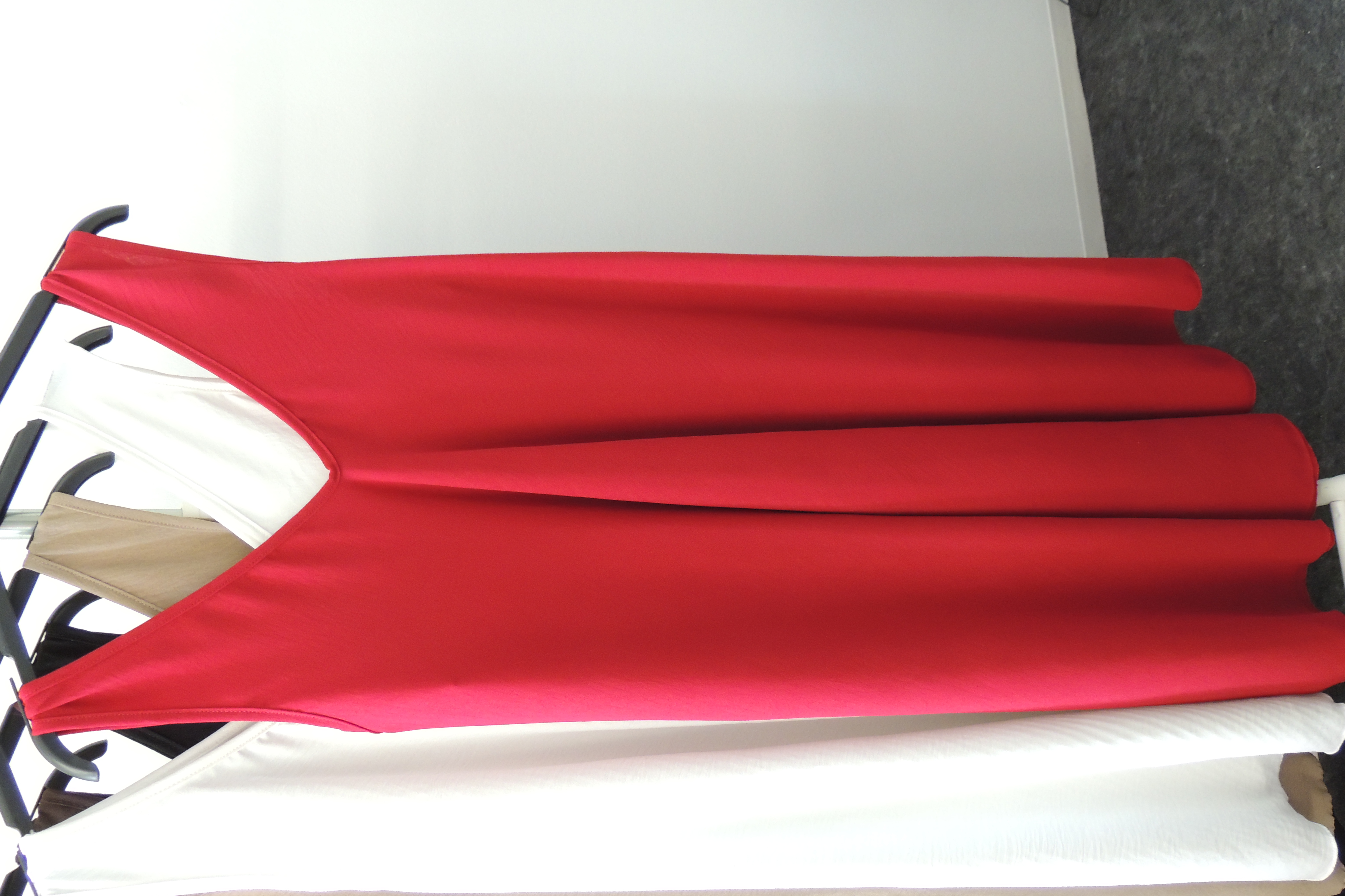 Kleid Sommerkleid Hängerchen Shirt Tunika Uni Made Italy 44,46,48