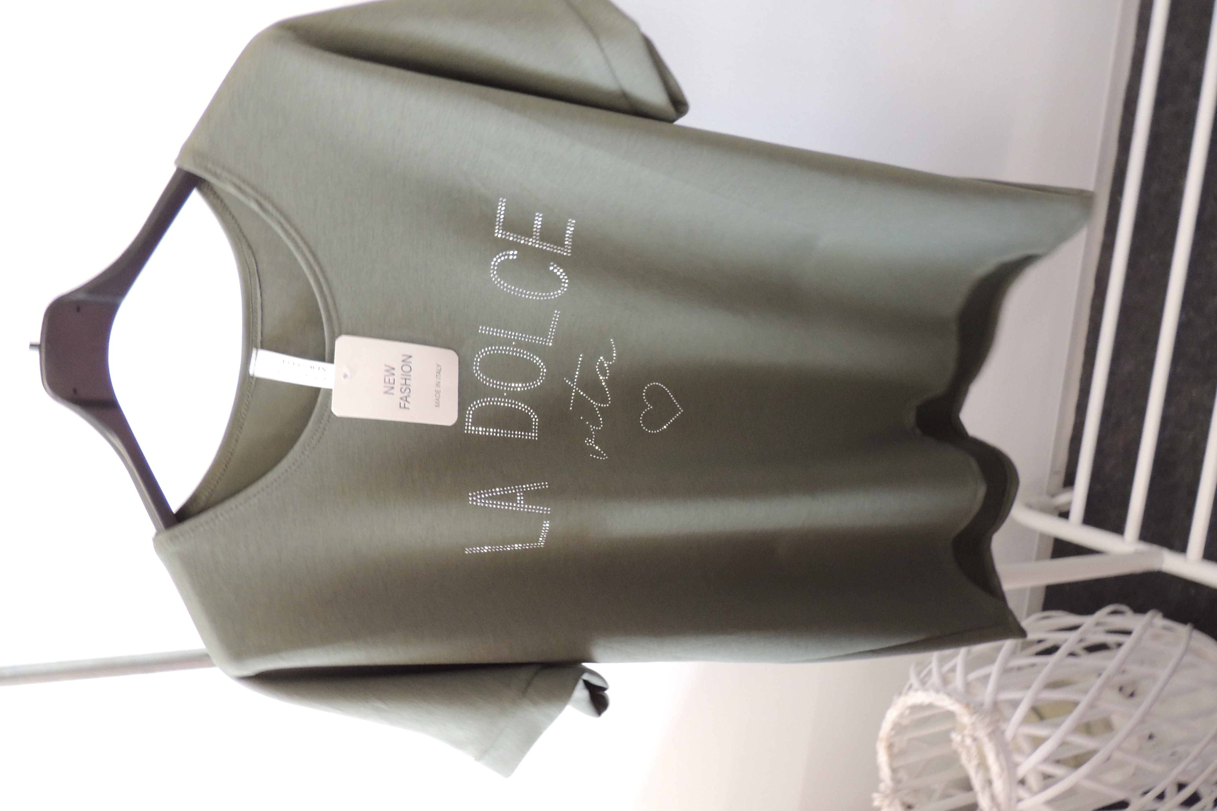 T-Shirt Tunika Hängerchen Softtouch La Dolce Vita Made Italy 44,46,kl48